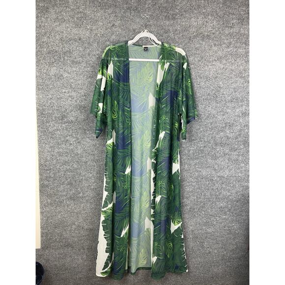Windsor Other - Windsor Transport to Tropical Long Kimono Women's Size Small Beach Coverup